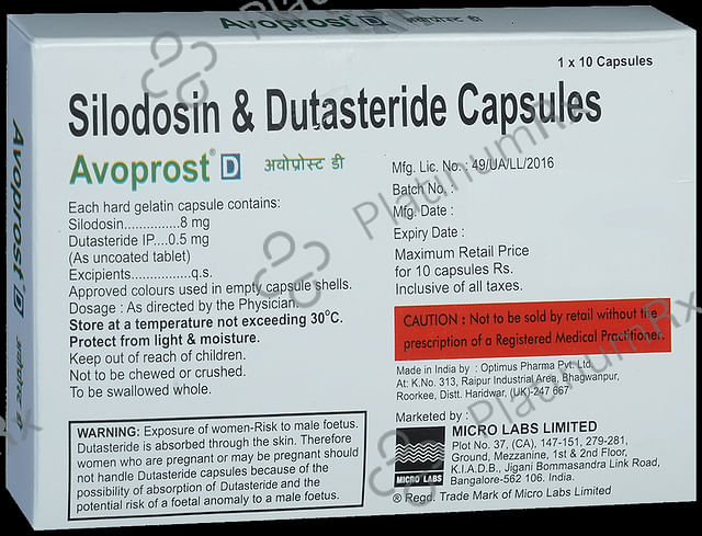 Avoprost D 8/0.5mg Capsule 10s