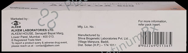 Alciflox 500mg Tablet 10s