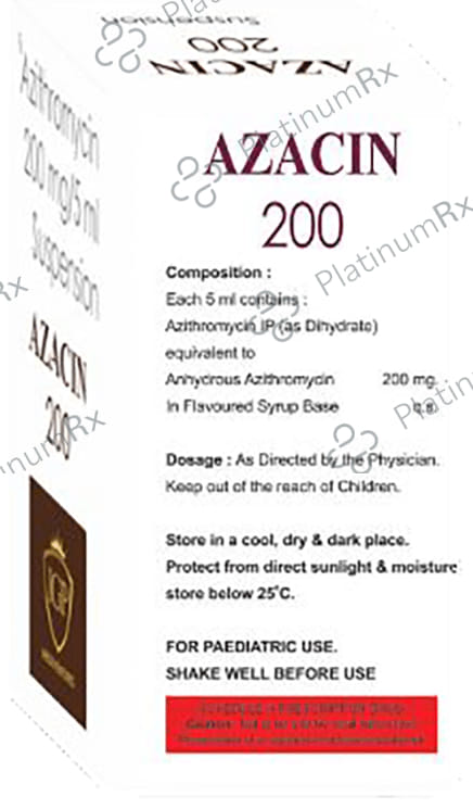 Azacin 200mg Oral Suspension 30ml