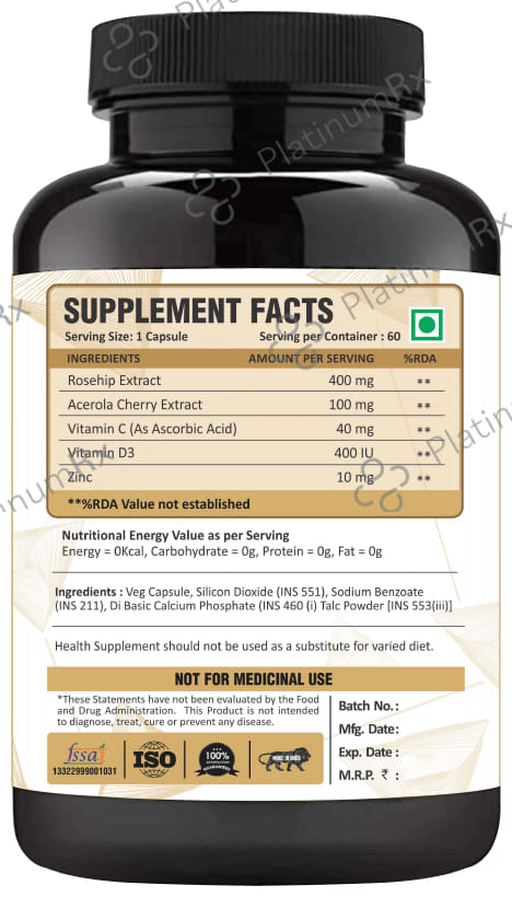 Nutramagik Natural Vitamin C Capsule