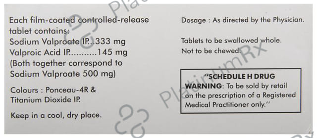 Valprid CR 500mg Tablet 10s