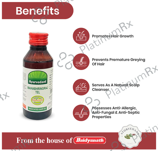 Ayurvedant Mahabhringraj Tel 100ml