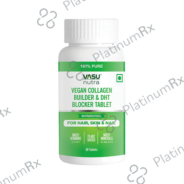Vasu Nutra Vegan Collagen Builder & DHT Blocker Tablet