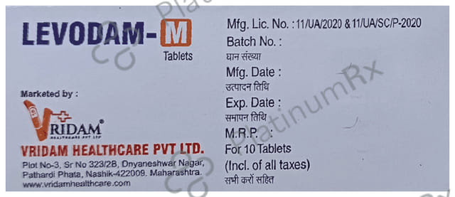 Levodam M 5/10mg Tablet 10s
