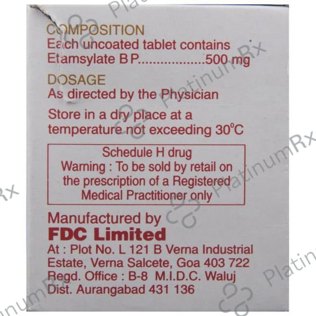 Ethasyl 500mg Tablet 10s