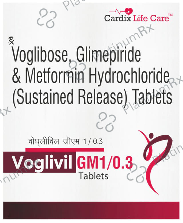 Voglivil GM 1/0.3mg Tablet SR 10s