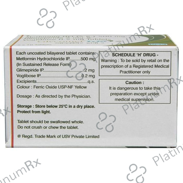 Glycomet Trio 2/500/0.2mg Tablet SR 10s