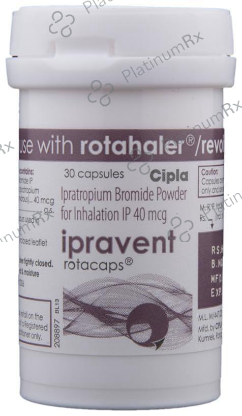 Ipravent 40 mcg Rotacaps 30s