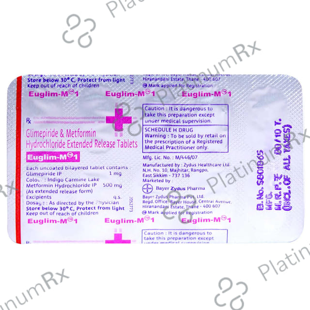 Euglim P 15mg/1mg Tablet
