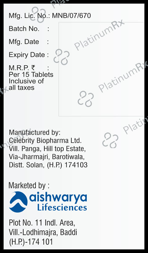 Aishflozs M 10/500mg Tablet ER 15s