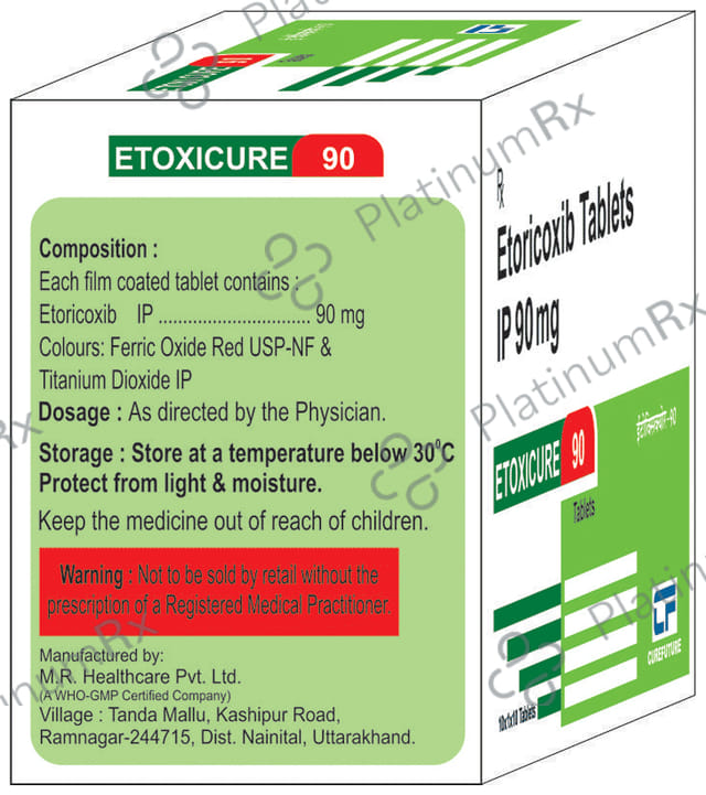 Etoxicure 90 Tablet