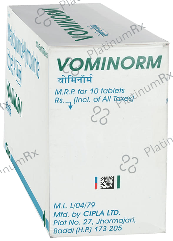 Vominorm 10mg Tablet 10s