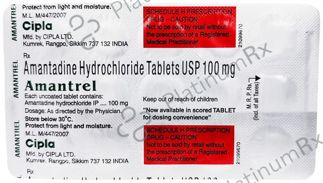 Amantrel 100mg Tablet 15s