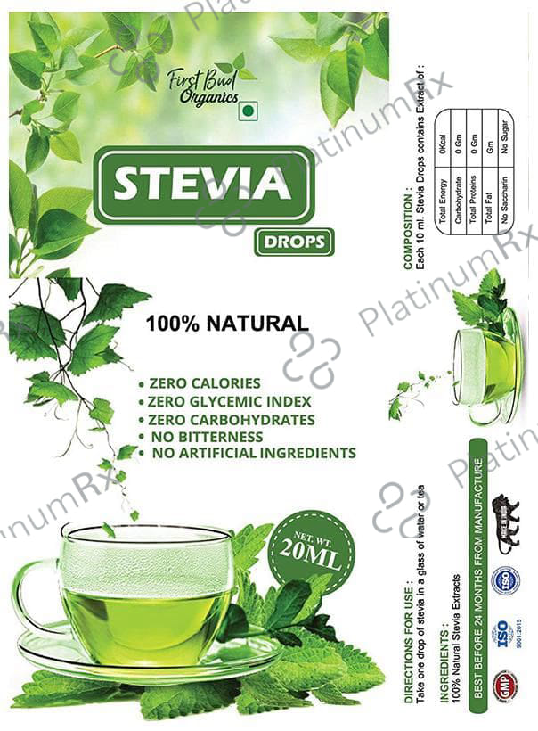 First Bud Organics Stevia Drop