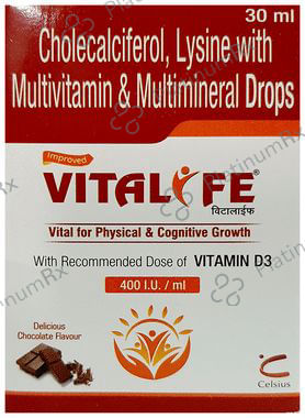 Vitalife Oral Drops Delicious Chocolate