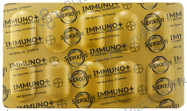 Supradyn Imuuno+ Turmeric & Tulsi Tablet 10s