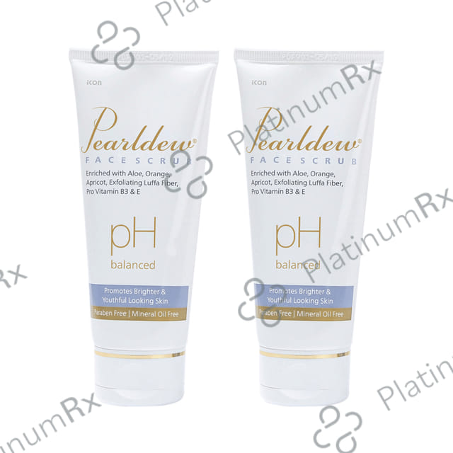 Pearldew Face Scrub (100gm Each) 2 Tubes