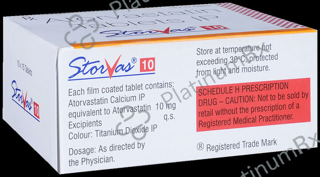 Storvas 10mg Tablet 15s