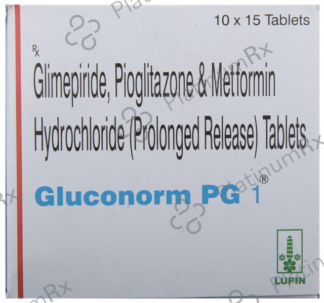 Gluconorm PG 1/500/15mg Tablet SR 15s