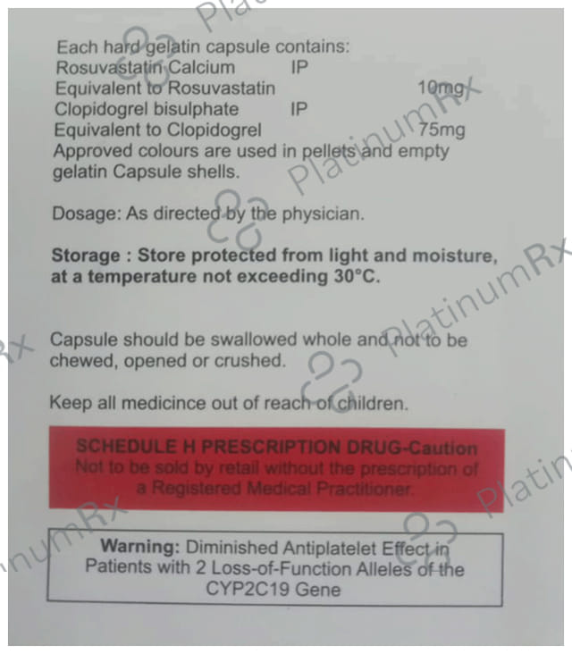 Rozula CV 10/75mg Capsule 10s