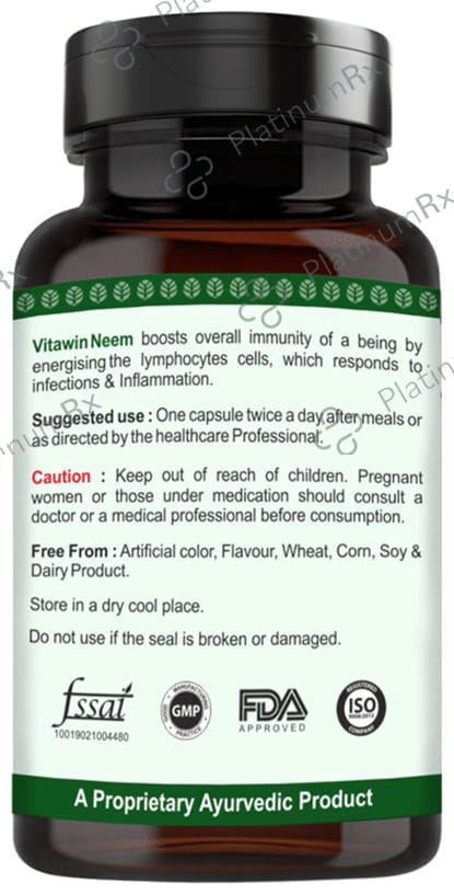 Vitawin Neem Vegetarian Capsule