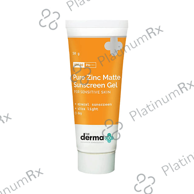 The Derma Co Pure Zinc Matte Sunscreen Gel