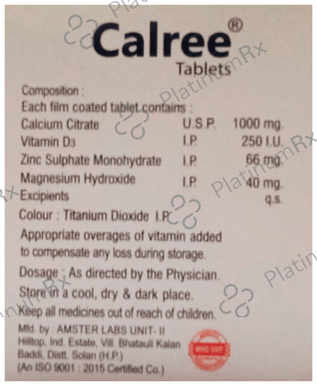 Calree Tablet 15 Tablet