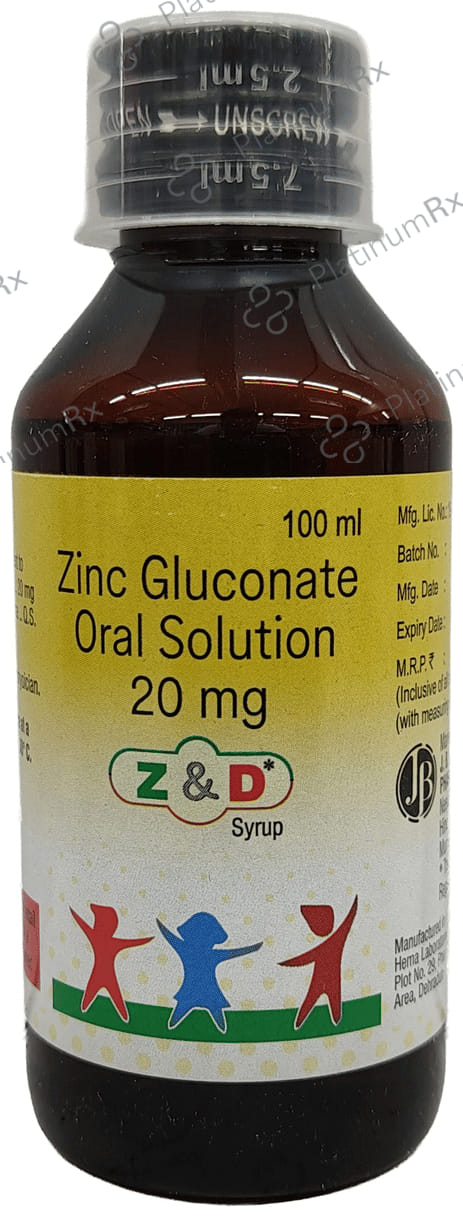 Z&D 20mg Syrup 100ml