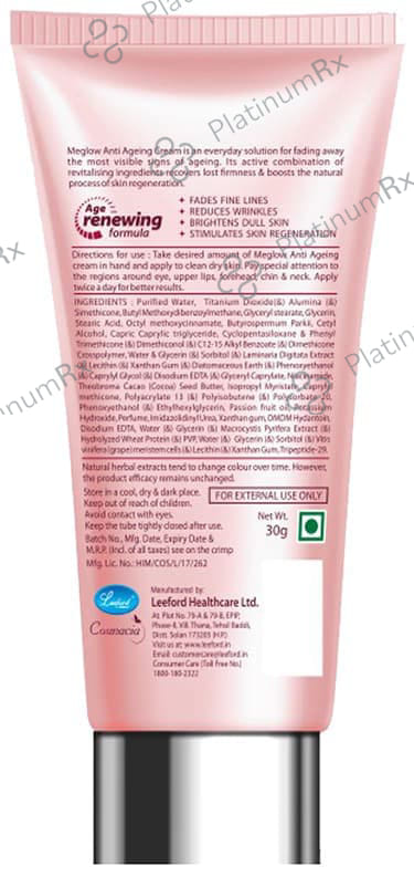 Meglow Anti-Ageing Cream