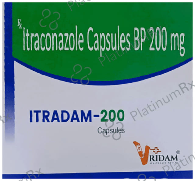 Itradam 200mg Capsule 10s