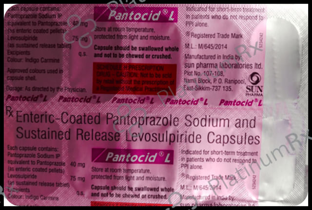 Pantocid L 75/40mg Capsule SR 10s