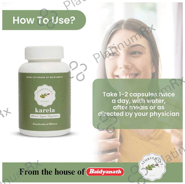 Baidyanath (Jhansi) Ayurvedant Karela Capsule