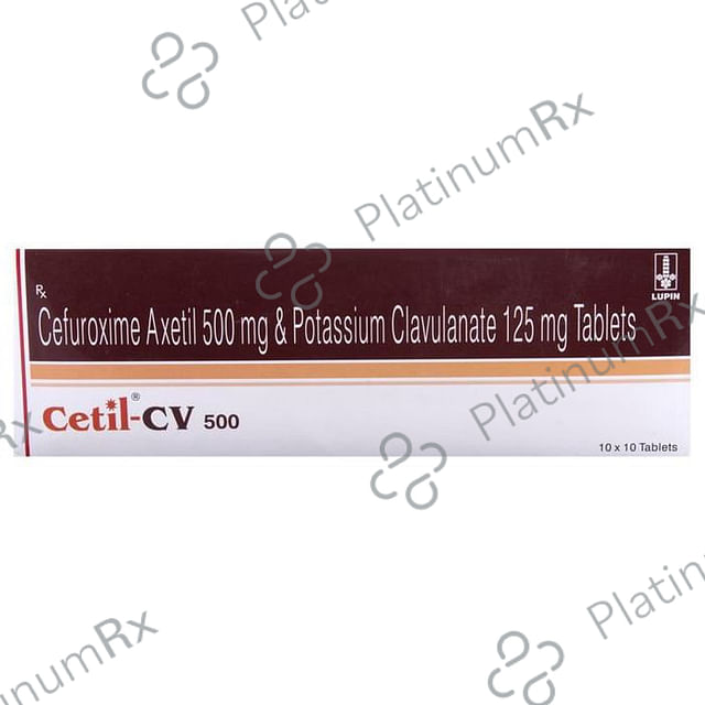 Cetil CV 500/125mg Tablet 10s