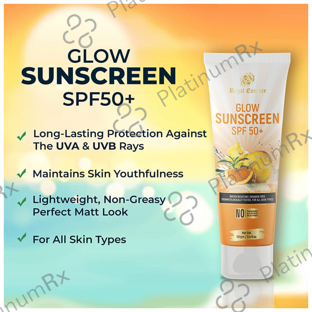 Regal Essence Glow Sunscreen SPF 50+ Cream 100gm