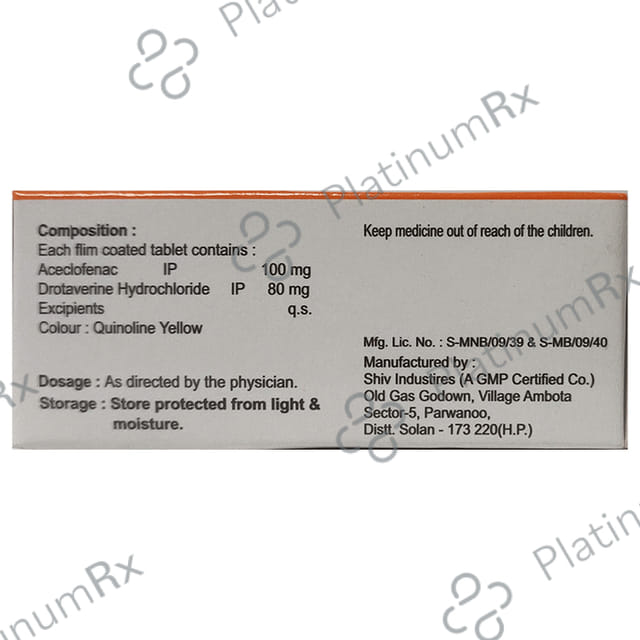 Anthro Spas 100/80mg Tablet 10s