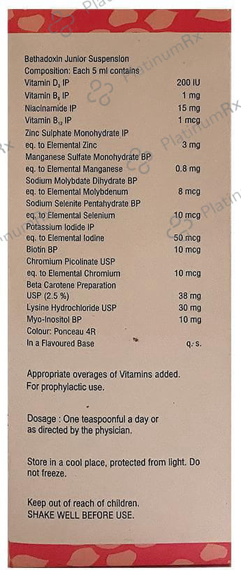 Bethadoxin Junior Oral Suspension