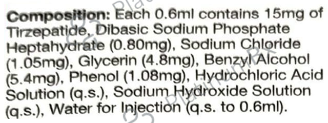 Mounjaro 15mg KwikPen 0.6ml