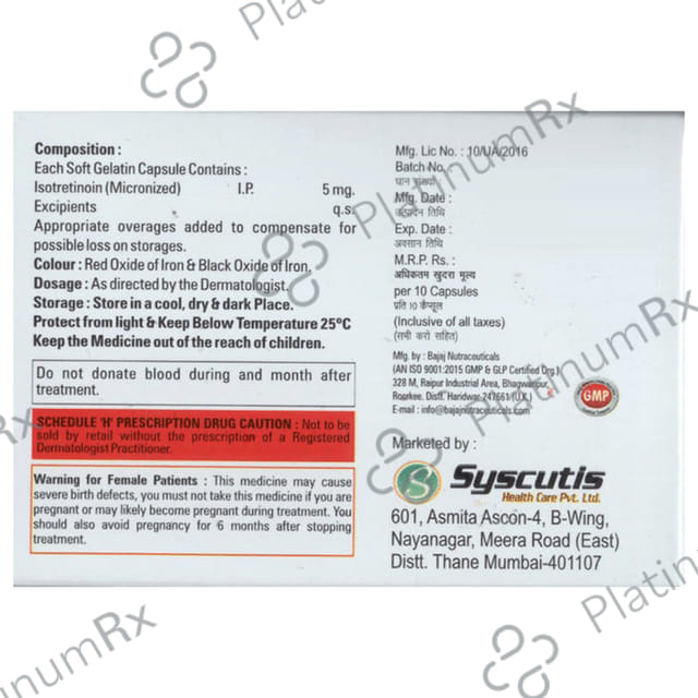 Systroin 5 Softgel Capsule