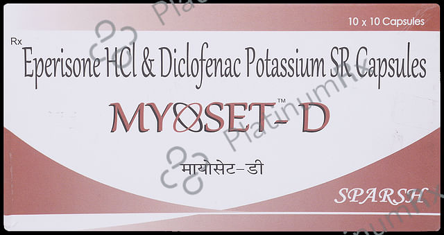 Myoset-D 150mg/100mg Capsule SR