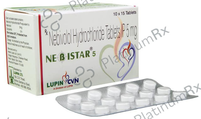 Nebistar 5mg Tablet 15s