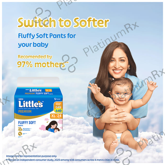 Little's Comfy Cottonsoft Baby Pants Diaper - Size XL