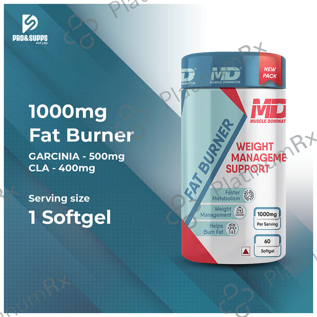 Muscle Dominator Fat Burner 1000mg Softgel
