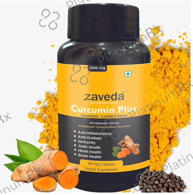 Zaveda Curcumin Plus Veg Capsule 60 vegicaps