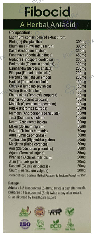 Fibax Fibocid Syrup
