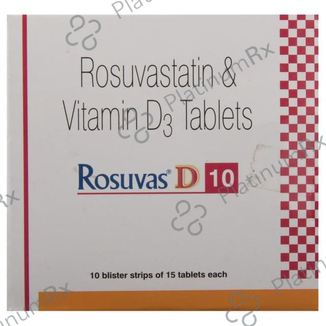 Rosuvas D 10/1000IU Tablet 15s
