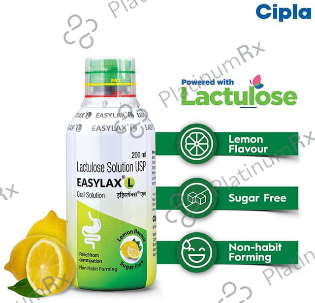 Easylax L 10gm Oral Solution Lemon 200ml