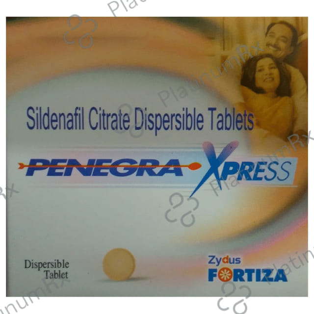 Penegra Xpress 25mg Tablet 4s