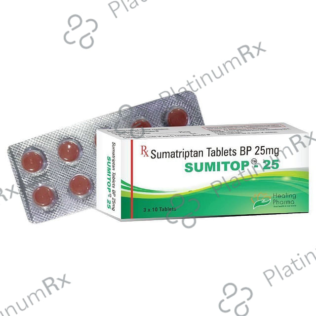 Sumitop 25mg Tablet 10s