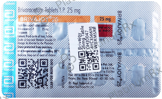Brivajoy 25mg Tablet 14s