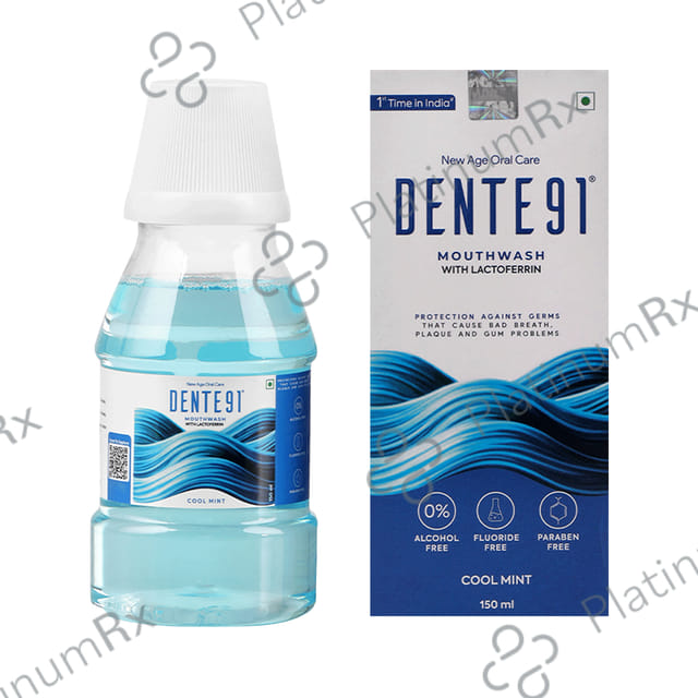 Dente 91 Cool Mint Mouth Wash 150ml